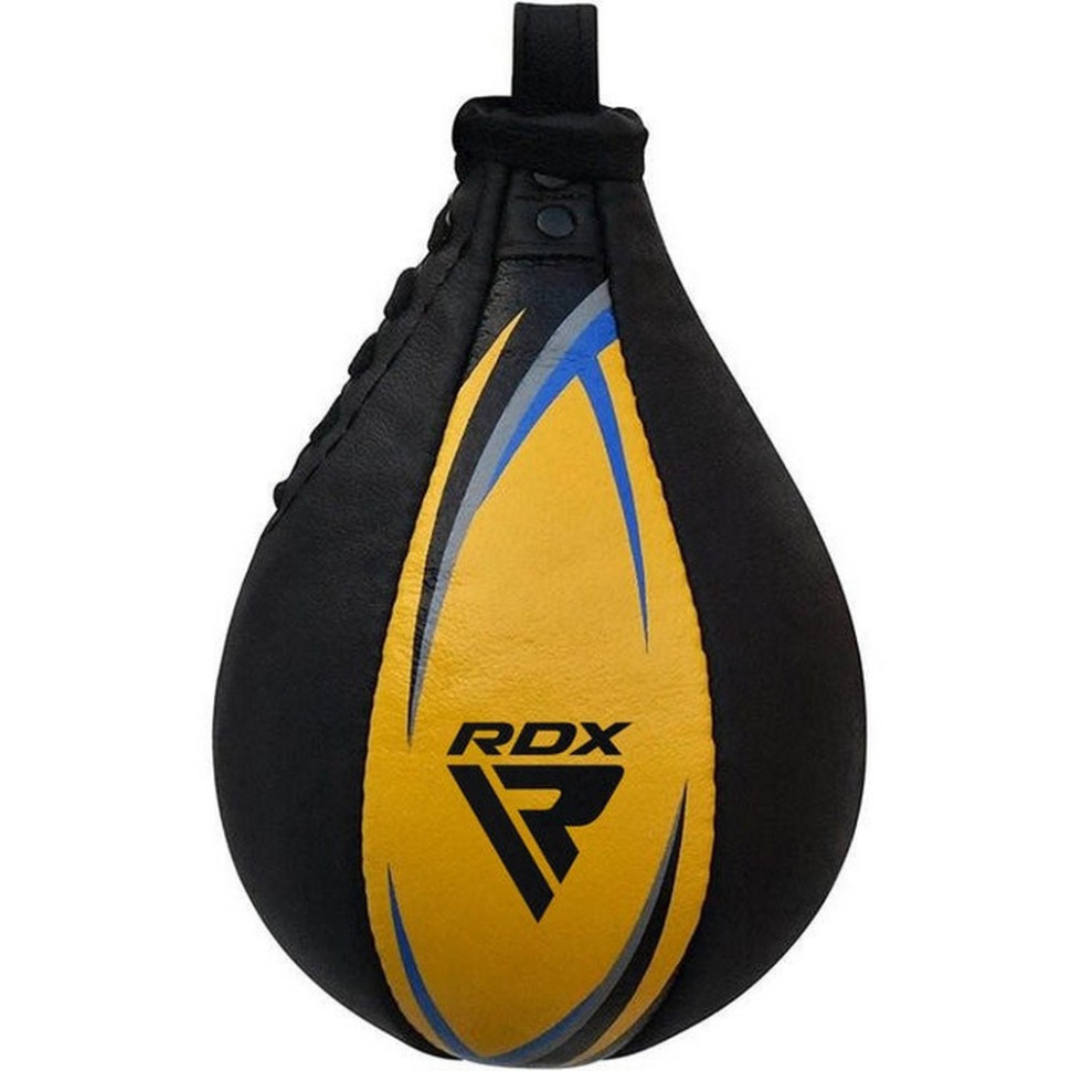 Пневмогруша боксерська 2Y Boxing Speed Ball Leather Multi RDX Inc Limited 2SBL-S2YU, Yellow/Blue