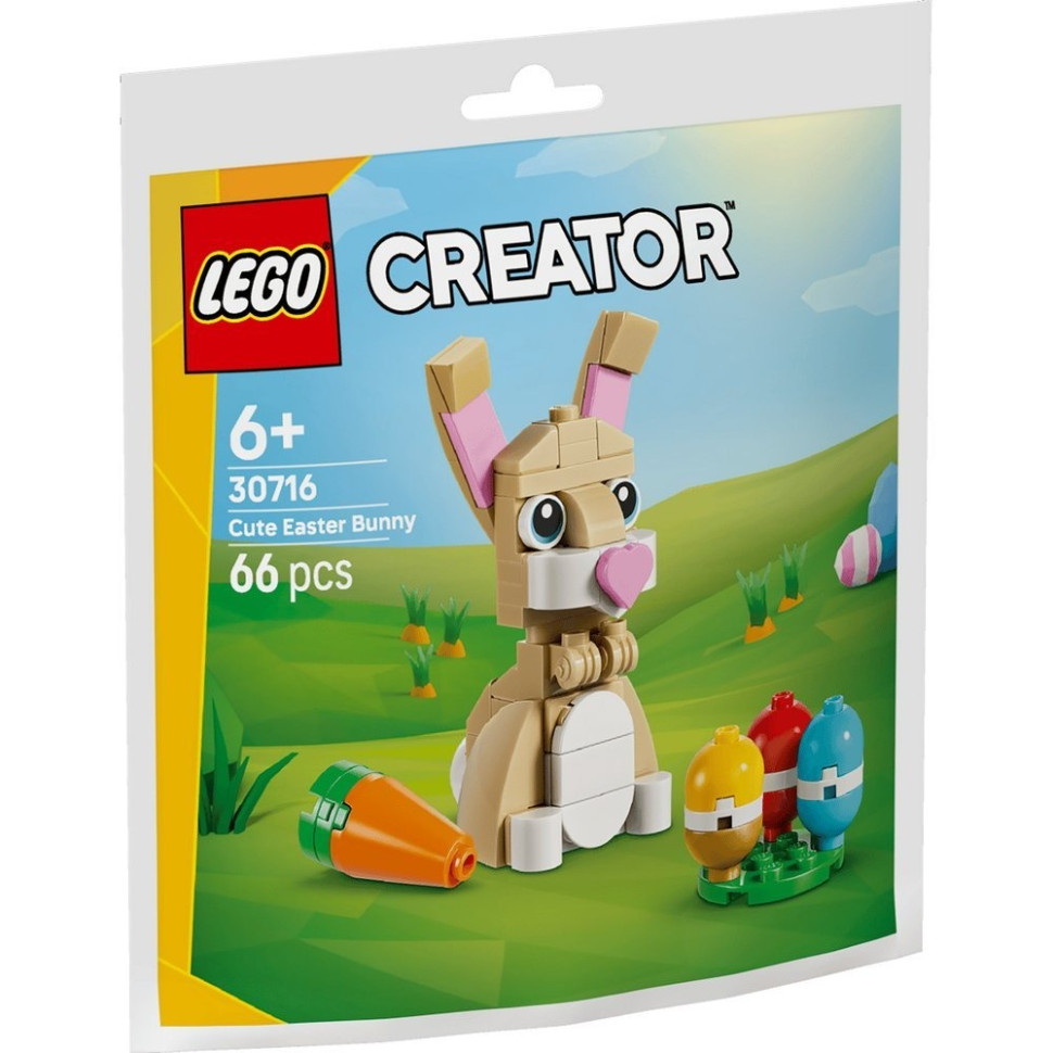 Конструктор Чарівний великодній кролик LEGO Creator 30716, 66 деталей