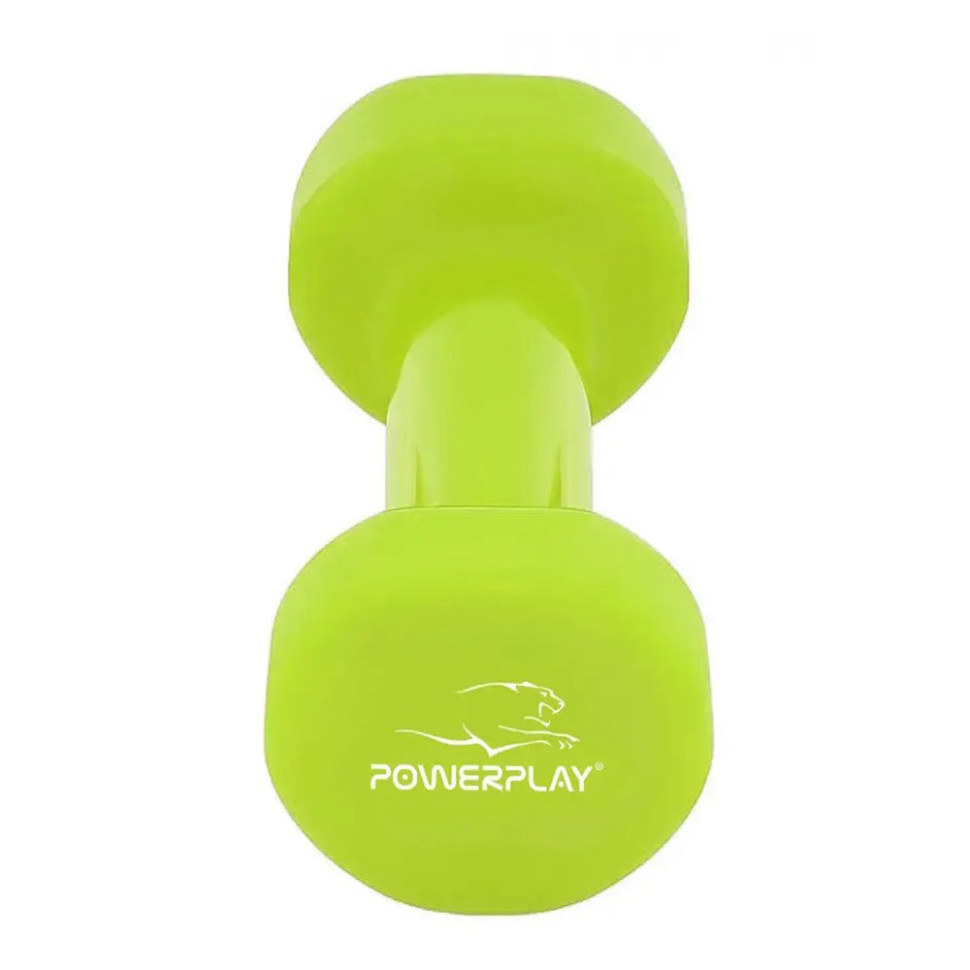 Гантель виниловая Achilles PowerPlay PP_4125_3kg, 3 кг Зеленая 1 шт