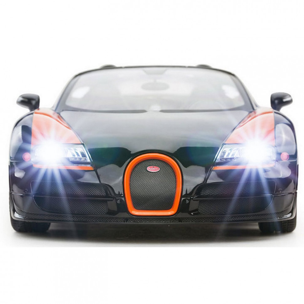 Машинка на пульті радіокерування Bugatti Grand Sport Vitesse Rastar 70460(Black) чорний, 1:14