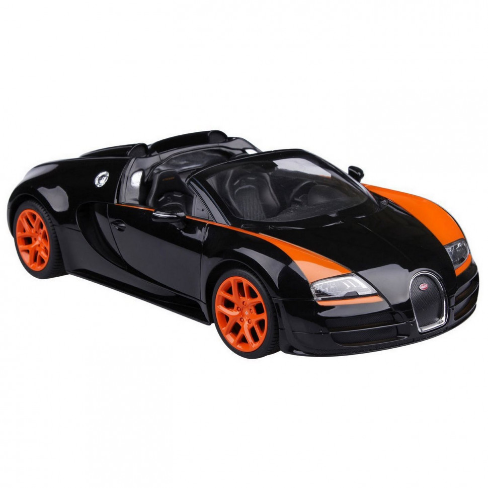 Машинка на пульті радіокерування Bugatti Grand Sport Vitesse Rastar 70460(Black) чорний, 1:14