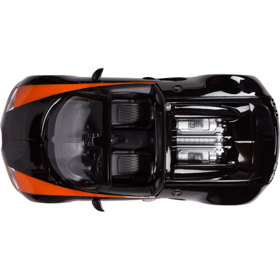 Машинка на пульті радіокерування Bugatti Grand Sport Vitesse Rastar 70460(Black) чорний, 1:14