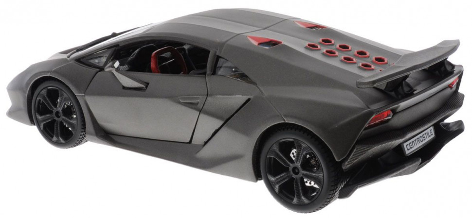 Автомодель - LAMBORGHINI SESTO ELEMENTO (серый металлик, 1:24) 18-21061