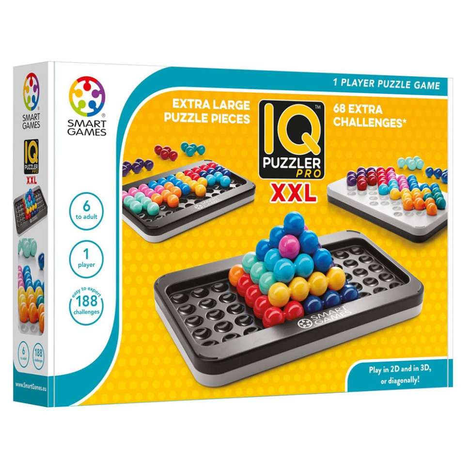 Игра-головоломка IQ Профи  XXL Smart Games SG 455 XL, 188 заданий