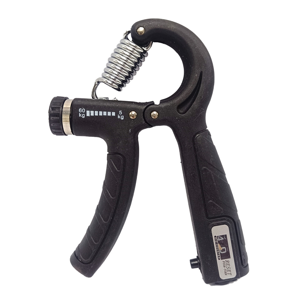 Эспандер кистевой со счетчиком Bambi MS 4122-3(Black), нагрузка 5-60 кг