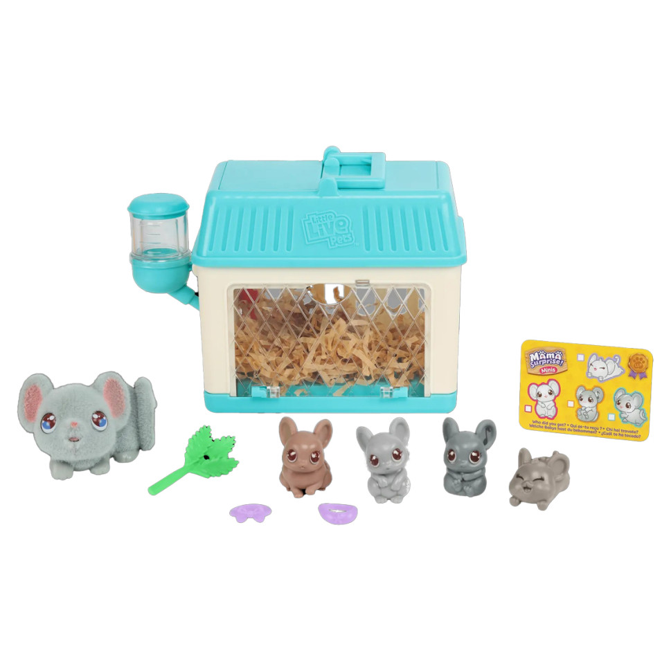 Игровой набор Мама-сюрприз MOOSE 26510 мама-мышь и её дети