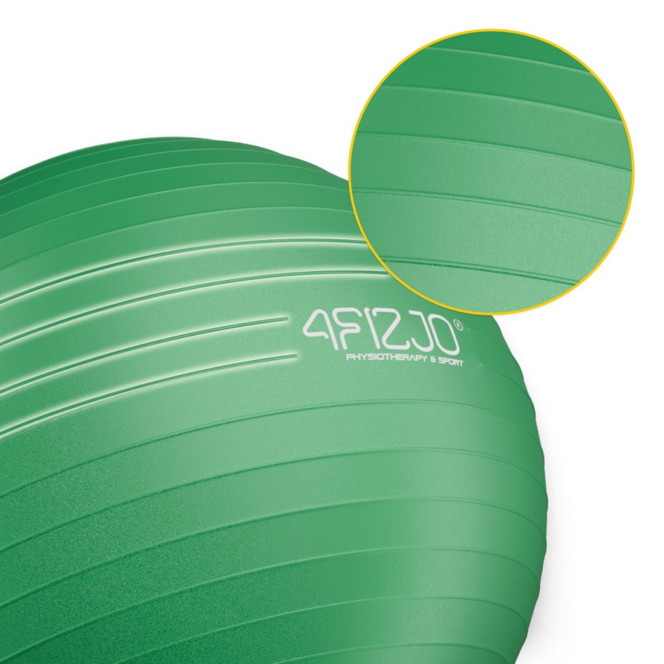 М'яч для фітнесу фітбол 4FIZJO P-5907739316394, 85 см, Green