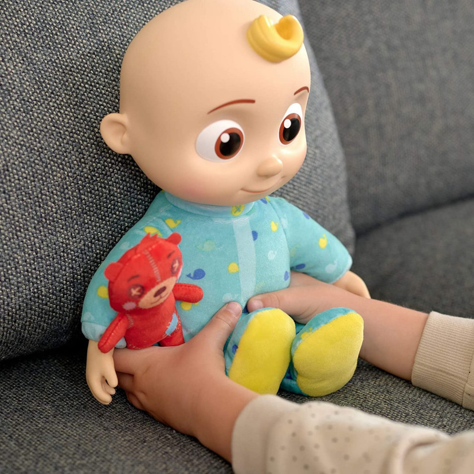 Інтерактивні ляльки й пупси: CoComelon Roto Plush Bedtime JJ Doll Джей Джей зі звуком CMW0016