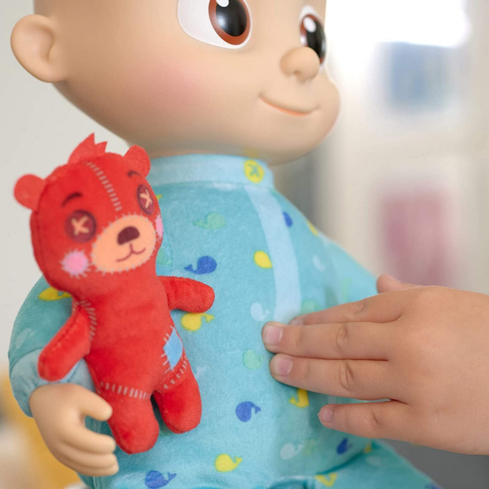 Інтерактивні ляльки й пупси: CoComelon Roto Plush Bedtime JJ Doll Джей Джей зі звуком CMW0016