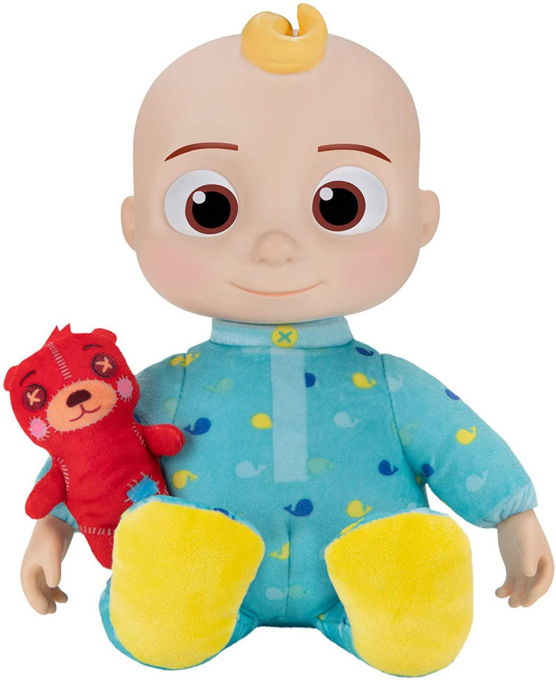 Інтерактивні ляльки й пупси: CoComelon Roto Plush Bedtime JJ Doll Джей Джей зі звуком CMW0016