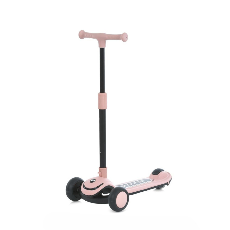 Самокат дитячий триколісний Bambi JR3-130-P, колеса зі світлом