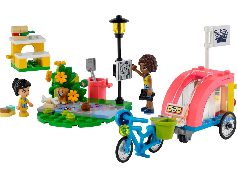 Конструктор LEGO Friends Велосипед для спасения собак 41738