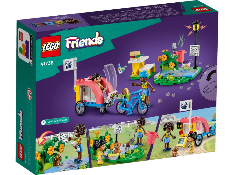 Конструктор LEGO Friends Велосипед для спасения собак 41738