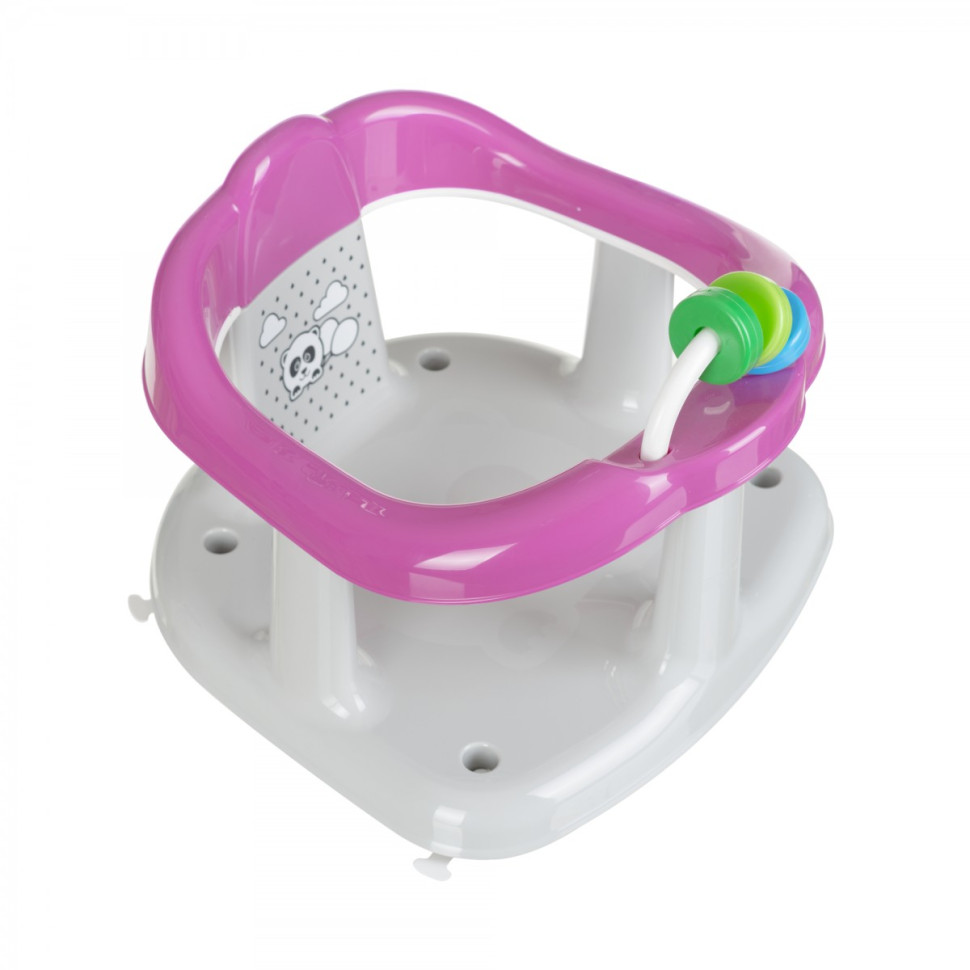 Крісло для купання Panda Maltex 6204_43 grey/pink