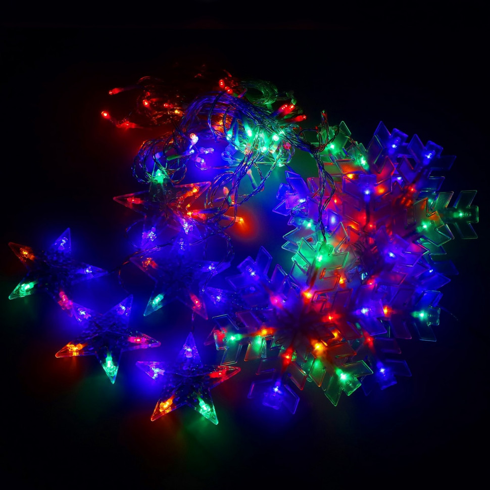 Гирлянда бахрома уличная Springos CL4019, 2.7 м 138 LED, Mix