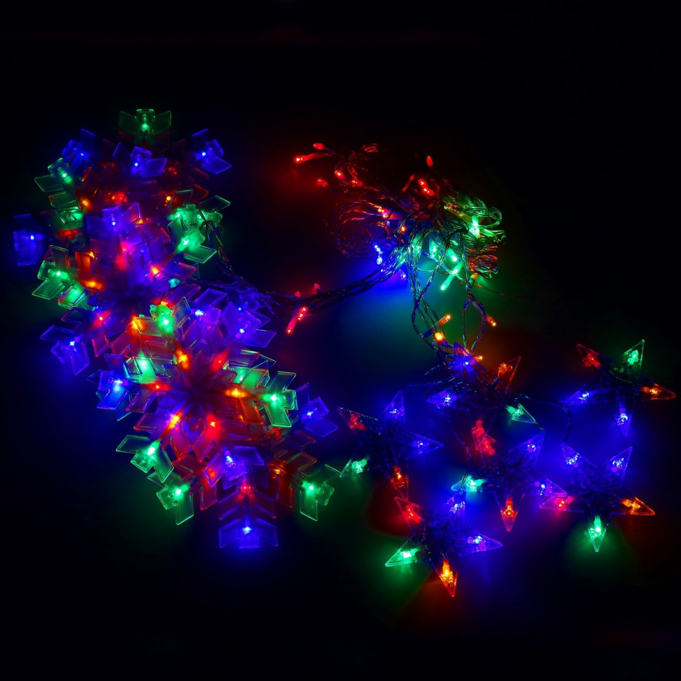 Гирлянда бахрома уличная Springos CL4019, 2.7 м 138 LED, Mix