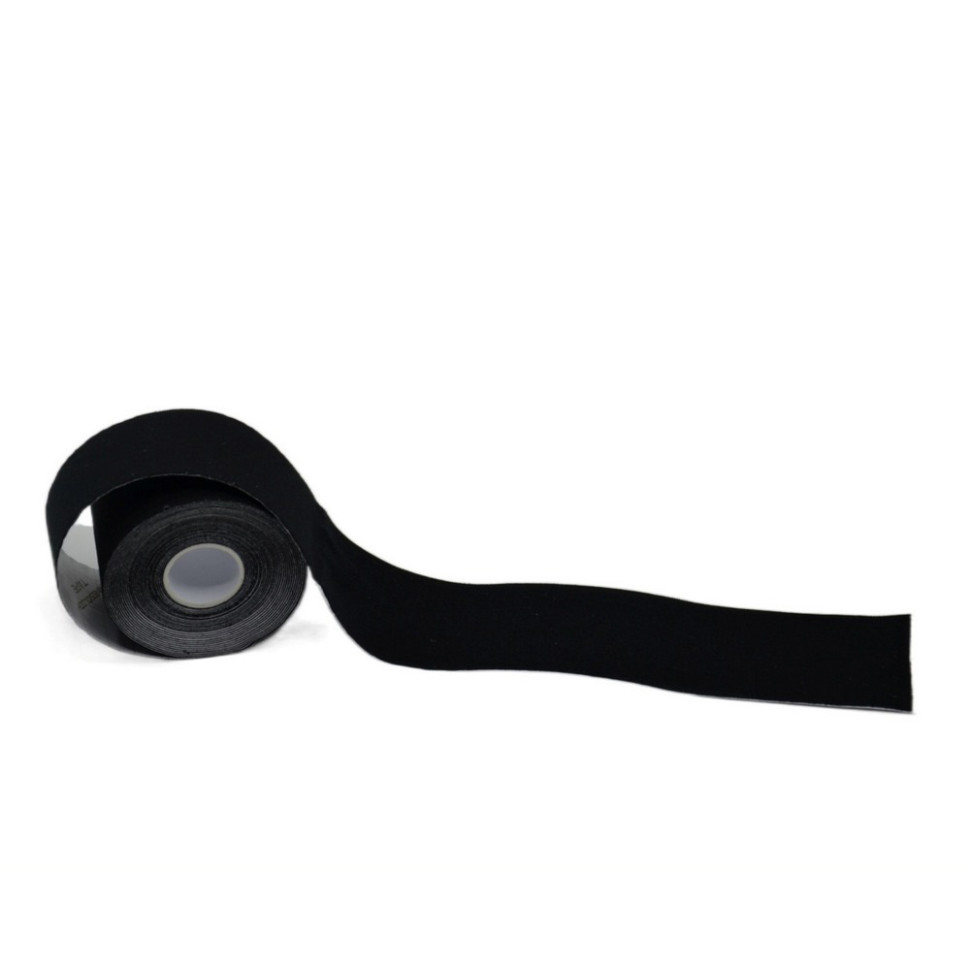 Кинезиологический тейп 4315 PowerPlay PP_4315_Black, Черный 5 см х 5 м
