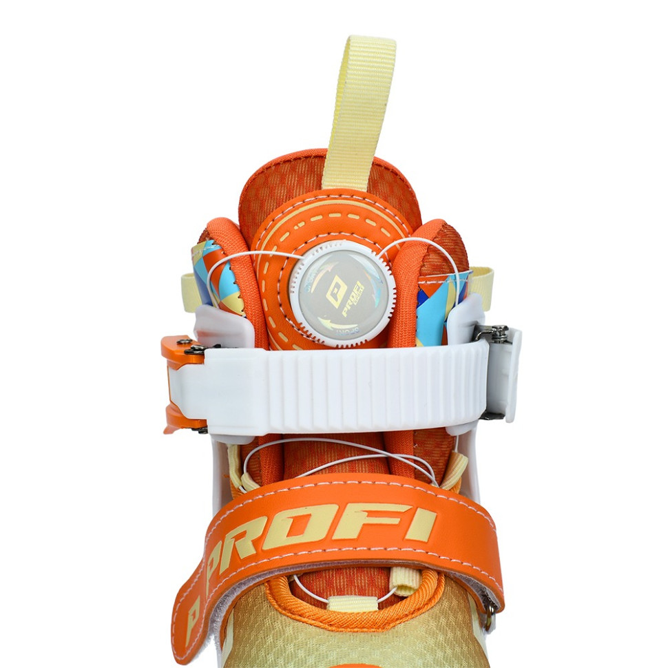 Детские раздвижные ролики Profi A4156-XS-OR, размер 27-30