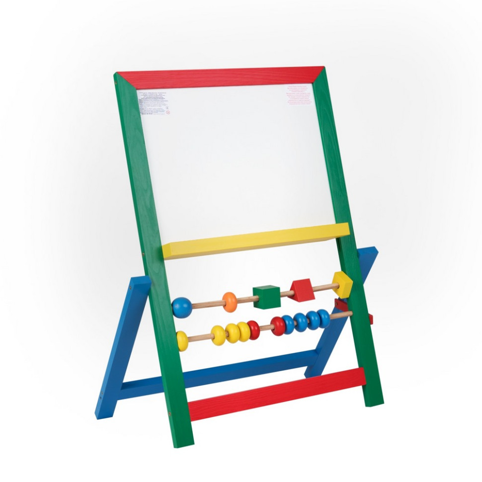 Доска магнитная для рисования Komarovtoys М420 мел, фломастер 