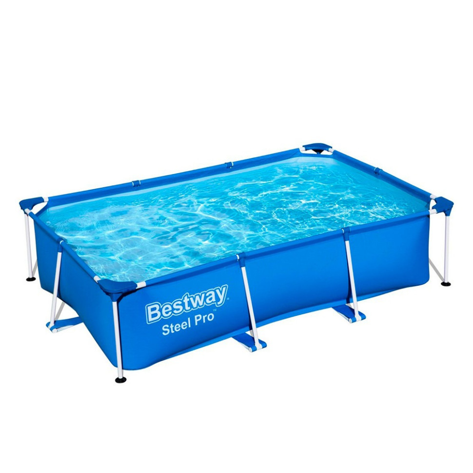 Каркасний басейн Bestway 5612V прямокутний, блакитний 270x183x61 см, 2600 л