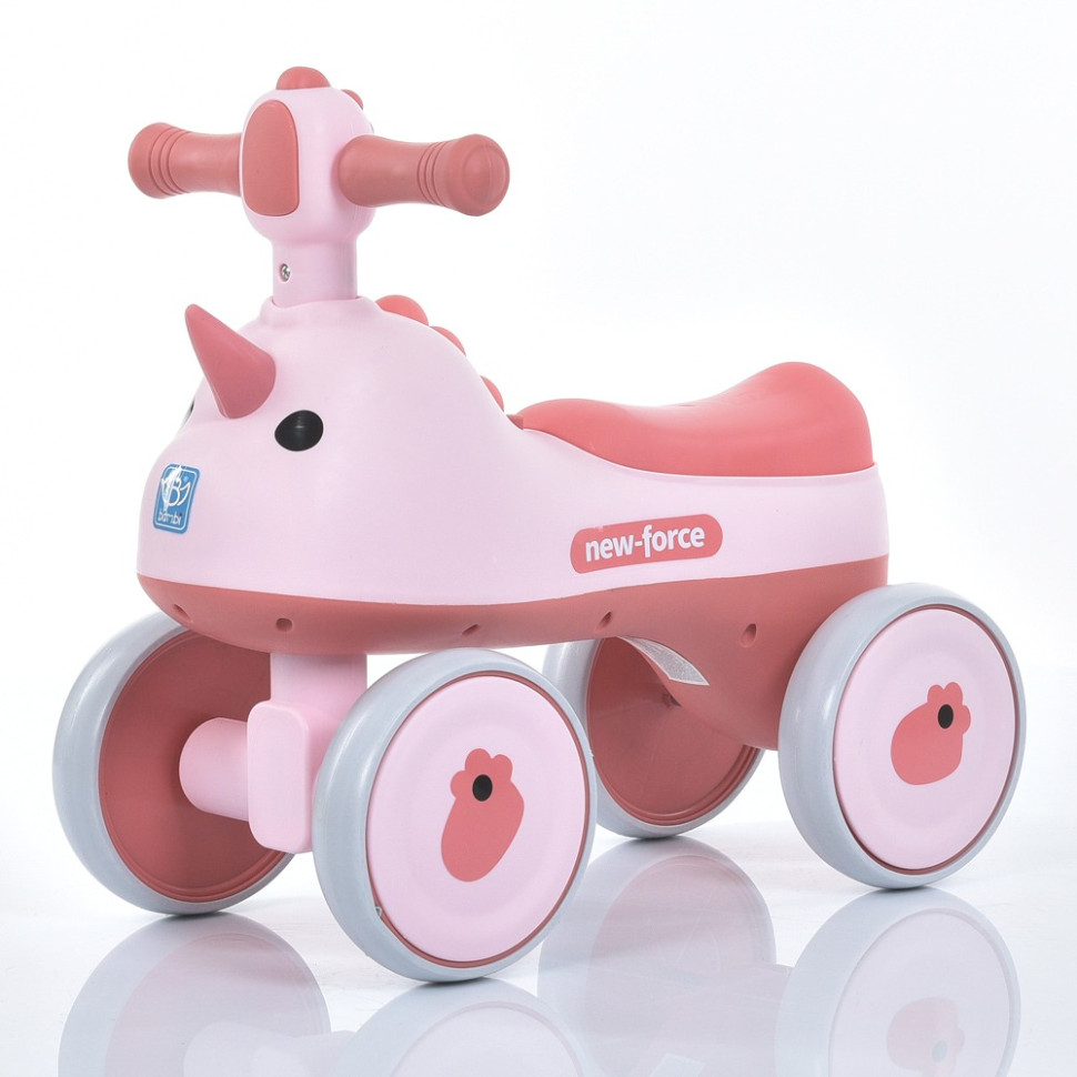 Детская каталка-толокар Bambi M 5856E-8 красный, до 25 кг