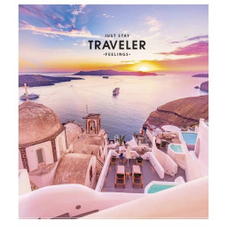 Зошит загальний "Traveler" Школярик 096-3262L-1 в лінію, 96 аркушів