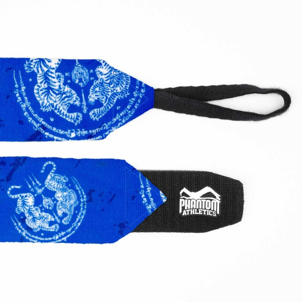 Бинти для боксу Muay Thai Phantom PHWR2764-400 Blue 400 см 4 метра