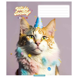 Зошит загальний "Wilder society" Школярик 036-3274L-4 у лінію, 36 аркушів