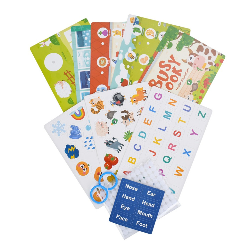 Мягкая развивающая игрушка-книжечка 