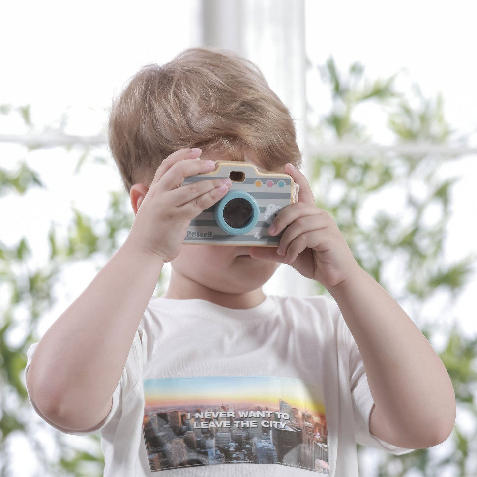 Дерев'яна іграшка Фотоапарат Viga Toys PolarB 44034 з калейдоскопом