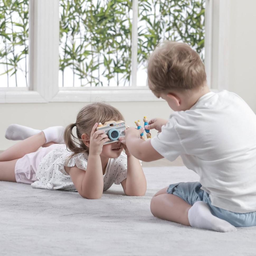 Дерев'яна іграшка Фотоапарат Viga Toys PolarB 44034 з калейдоскопом