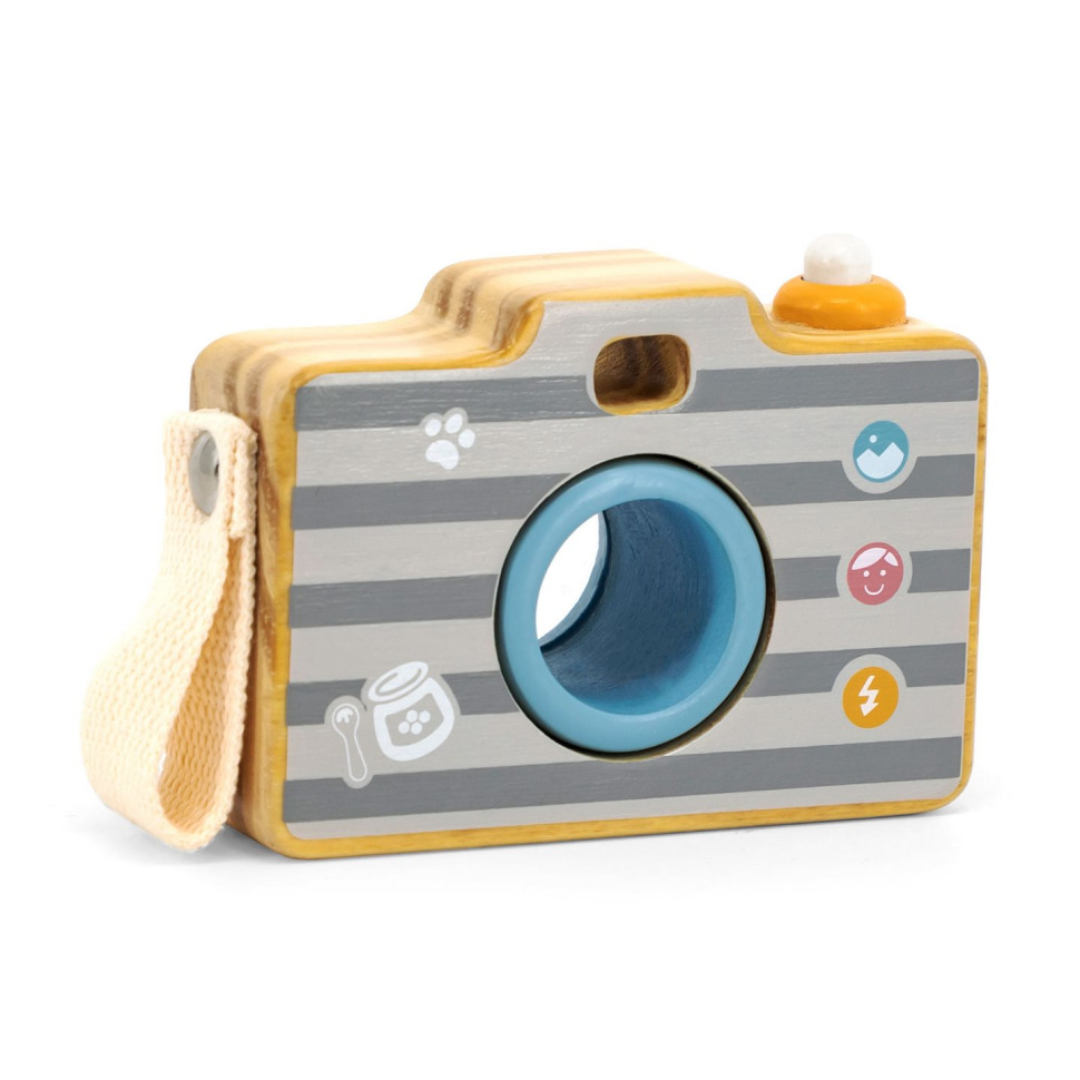 Дерев'яна іграшка Фотоапарат Viga Toys PolarB 44034 з калейдоскопом