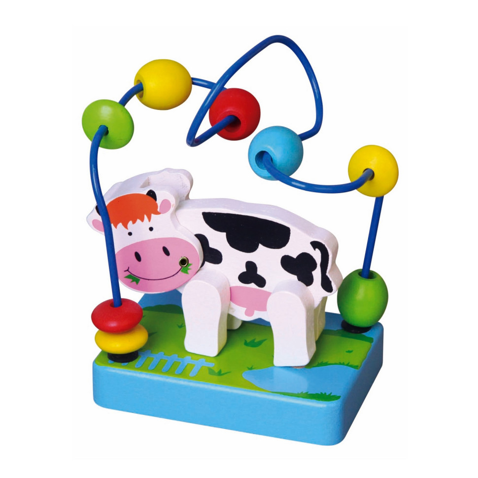Розвиваючий лабіринт Корівка Viga Toys 59661 дерев'яний
