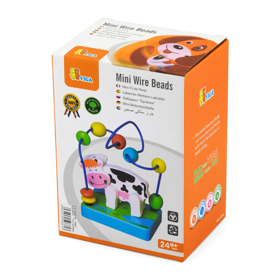 Розвиваючий лабіринт Корівка Viga Toys 59661 дерев'яний