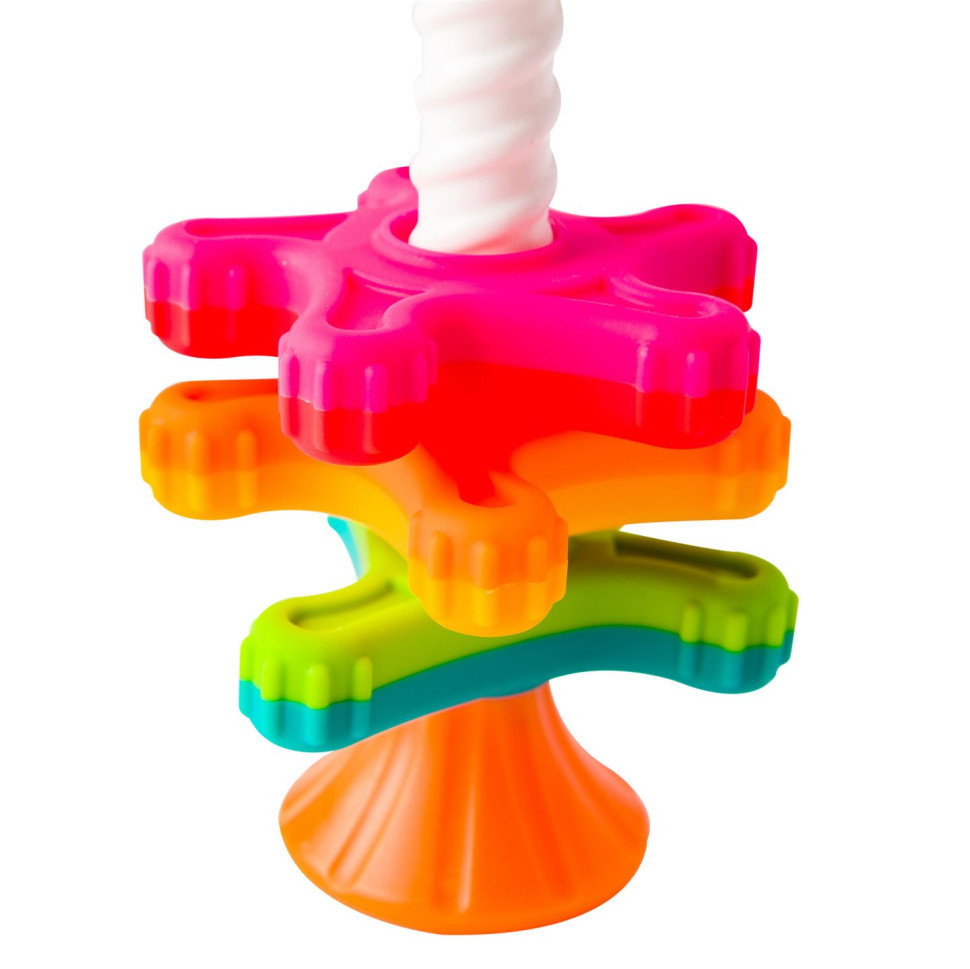 Пірамідка-спінер тактильна Fat Brain Toys F134ML MiniSpinny
