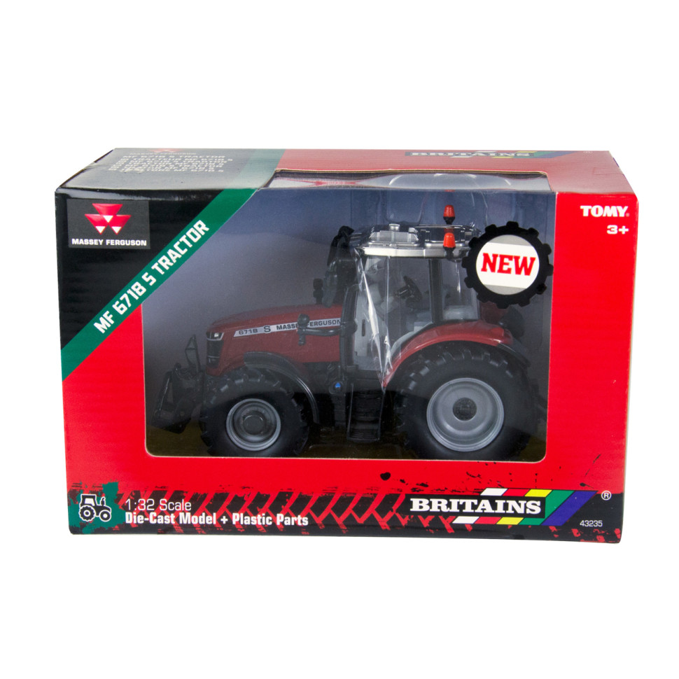 Модель Трактор Massey Ferguson 6718 S Britains 43235B масштаб 1:32