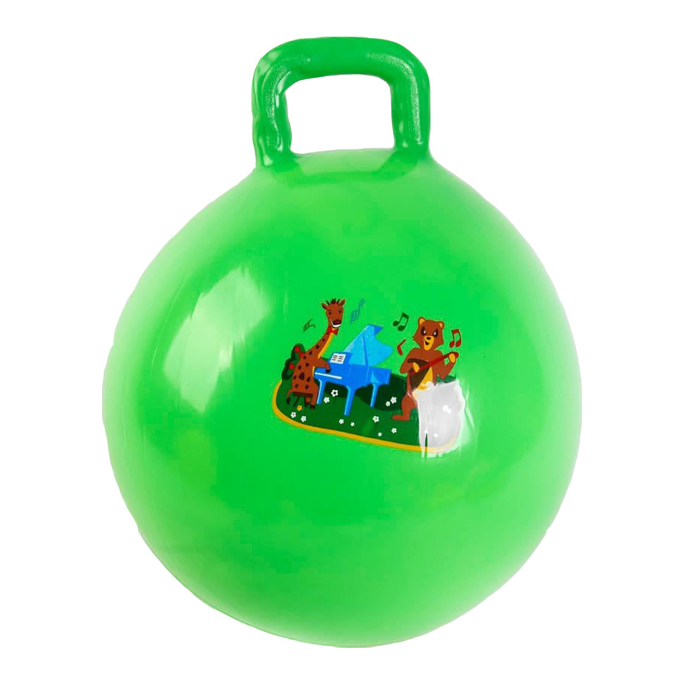 М'яч для фітнесу Bambi B 27306, 45 см, з ручкою