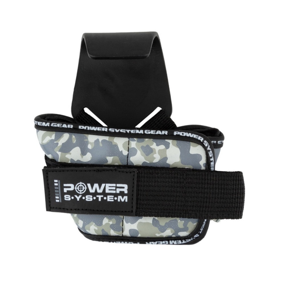 Крюки для тяги на запястье Hooks Camo Power System PS_3370_Black/Grey L, L