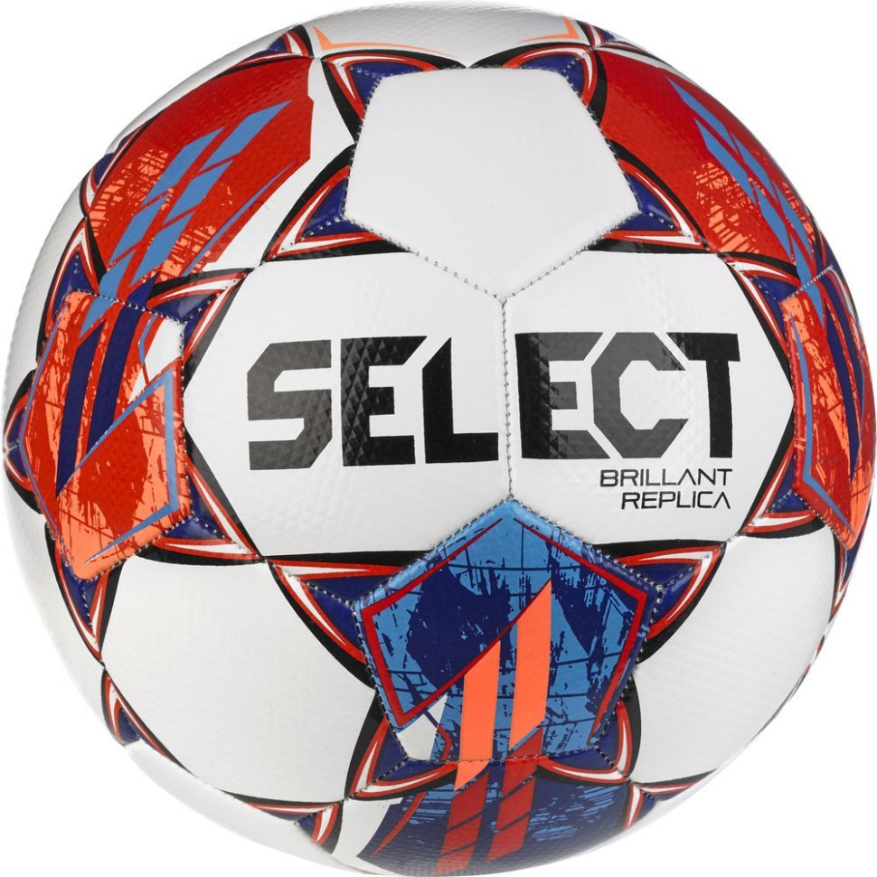 М'яч футбольний BRILLANT REPLICA v23 Select 099386-257-5 біло-червоний № 5