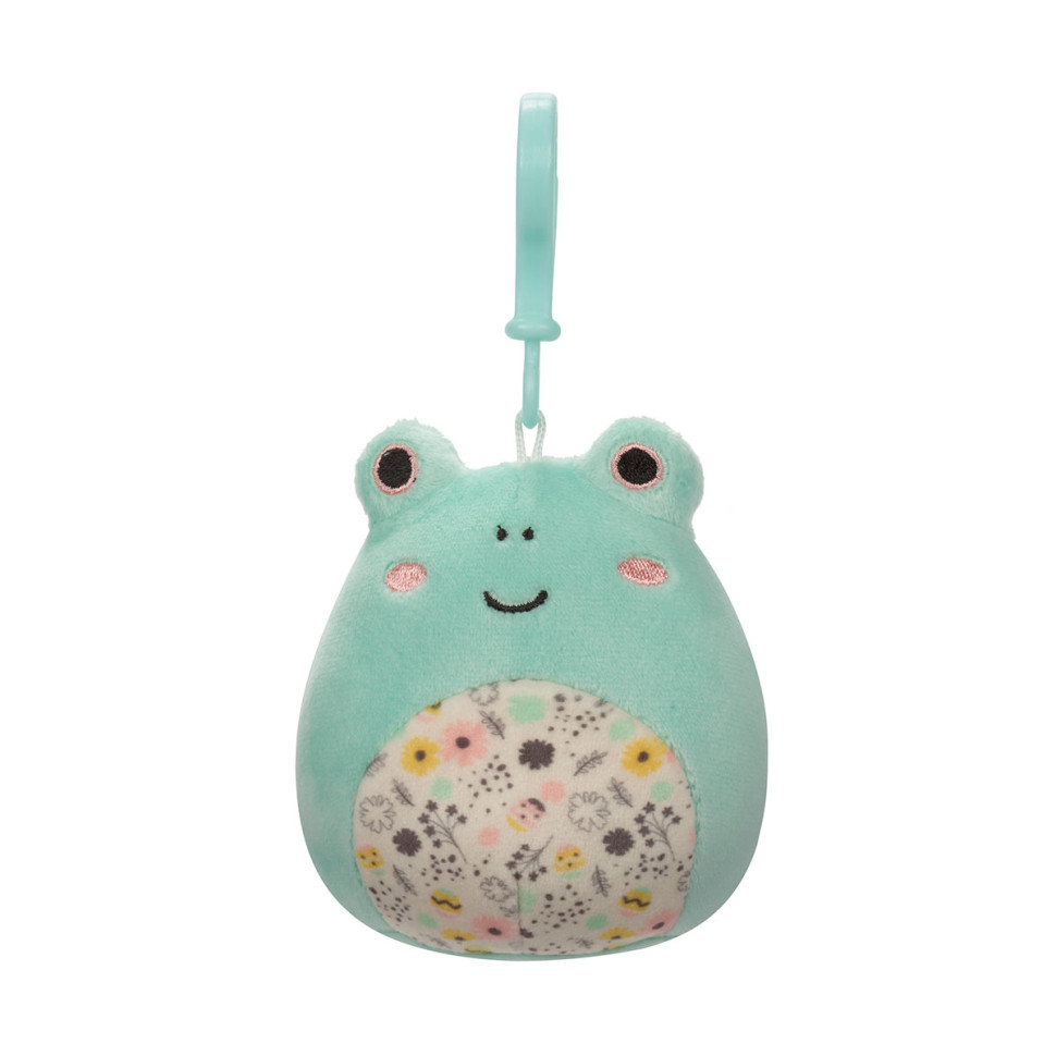 М'яка іграшка Жаба Фрід Squishmallows SQCP00179 на кліпсі 9 см