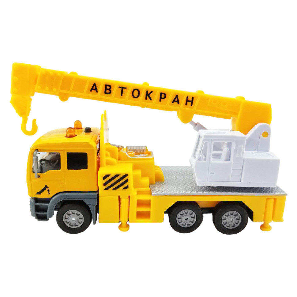 Автомодель детская Автокран TechnoDrive 510253.270 со светом и звуком