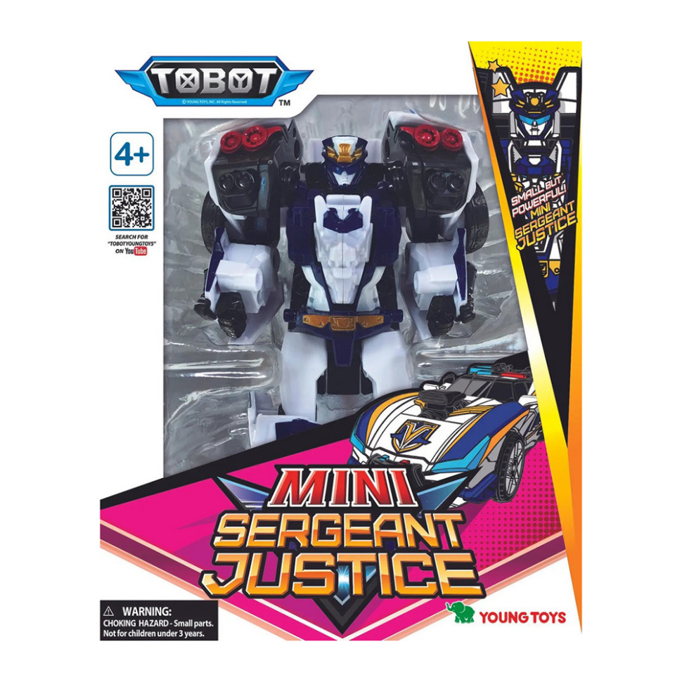 Игрушка-трансформер Детективы Галактики мини Сержант Джастис TOBOT 301099TT