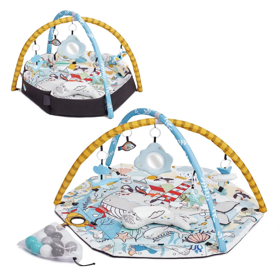 Развивающий коврик Smartplay Sea Kinderkraft KPSMSE00MUL0000 с погремушками