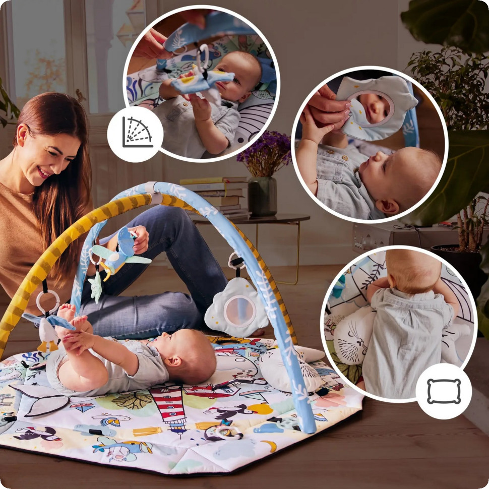 Развивающий коврик Smartplay Sea Kinderkraft KPSMSE00MUL0000 с погремушками