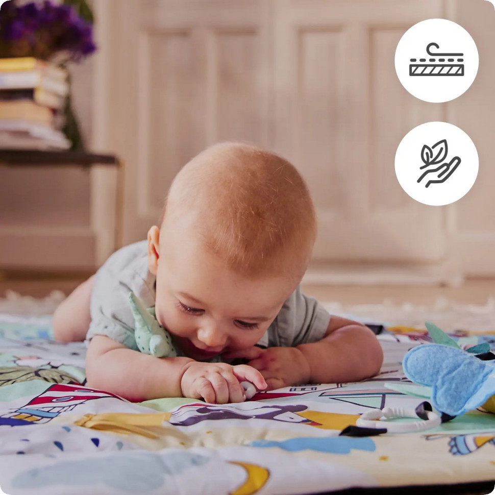 Развивающий коврик Smartplay Sea Kinderkraft KPSMSE00MUL0000 с погремушками