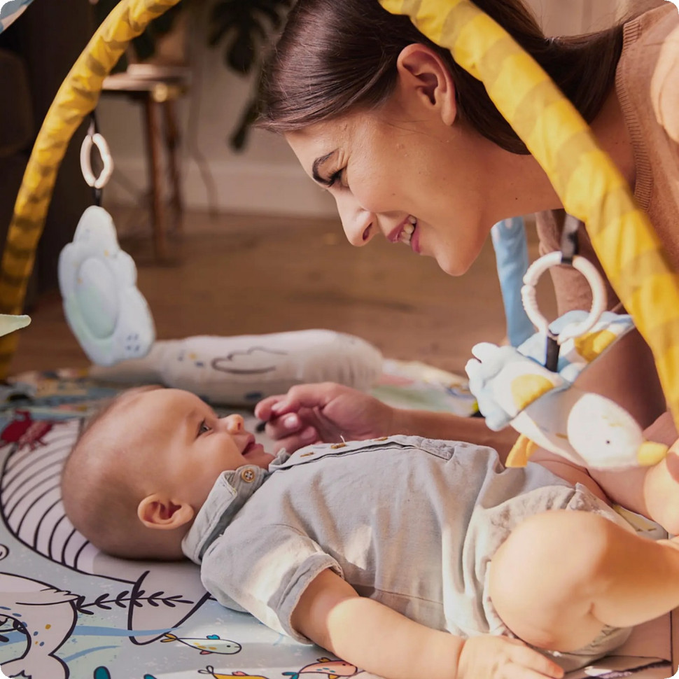 Развивающий коврик Smartplay Sea Kinderkraft KPSMSE00MUL0000 с погремушками
