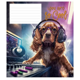 Зошит учнівський "You are so cool" Школярик 012-3241L-3 у лінію, 12 аркушів