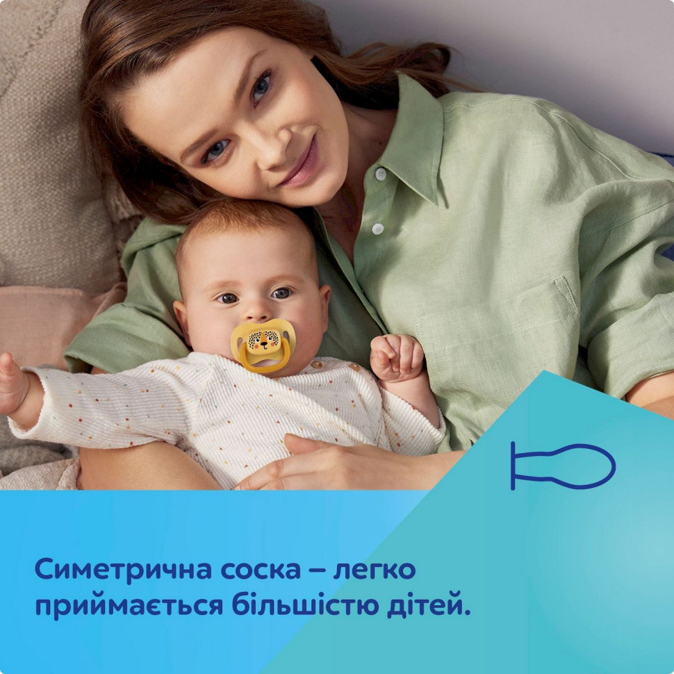 Пустышка силиконовая симметричная Панда Canpol babies 34/927_whi белый, 0-6 месяцев