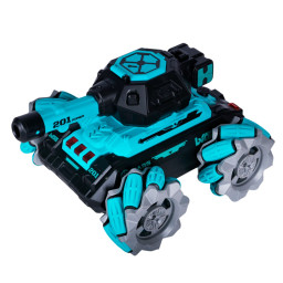 Танк на радіокеруванні Bambi KT907A(Turquoise) стріляє гелем, звук, світло