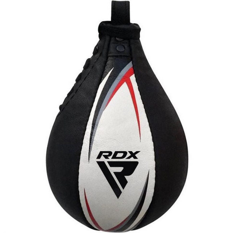 Пневмогруша боксерська 2Y Boxing Speed Ball Leather Multi RDX Inc Limited 2SBL-S2WR, White/Red